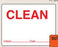 Shamrock Scientific Shamrock Pre-Printed Label Communication Fill In Clean w/ Inital and Date White 2 X 3 Inch - SSI-1219
