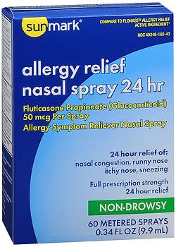 McKesson sunmark Allergy Relief 50 mcg Nasal Spray 0.34 oz. - 49348018243