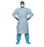 Halyard Chemo360 - Chemotherapy Procedure Gown One Size Fits Most Blue NonSterile ASTM F739-12 Disposable - 47346