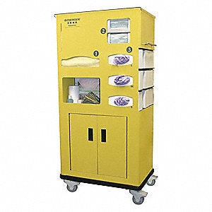 Bowman Manufacturing CART, PERSONAL PROTECTION MOBILE W/DRWRS YLW - CT030-0000