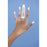 MT Spandage Pre-Cuts - Elastic Net Retainer Dressing MT Spandage Pre-cuts Tubular / Pre-Cut Elastic 12 Inch Length Size 1 White Finger / Toe / Wrist NonSterile - MT1X12