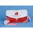 Surgi-Color Guard - Elastic Net Retainer Dressing Tubular Elastic 40 Inch X 25 Yard Size 8 Red / White Large Head / Medium Chest / Back / Medium Axilla / Perineum / X-Large Thigh NonSterile - MTSCGR08