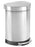 Uline WASTECAN, SEMI-ROUND STEP W/LINER SIMPLEHUMAN 16GL - H6671