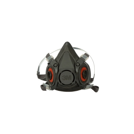 3M Particulate Respirator Mask Half Face Adjustable Head Strap Large Gray - 6300