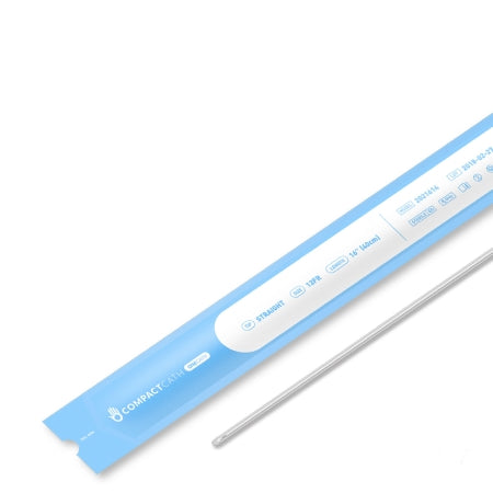 CompactCath CompactCath OneCath Urethral Catheter Straight Tip PVC 14 Fr. 16 Inch - 201-1614