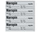 Shamrock - Drug Label Anesthesia Label Tape Naropin_mg/mL Gray 1/2 X 1 Inch - SA-309