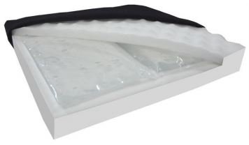 Tele-Made Inc Comfort Zone Seat Cushion 20 W X 18 D X 3 H Inch Foam / Gel - CW-100-1820