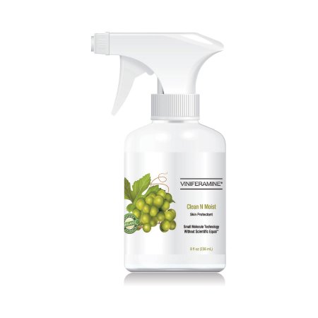 Viniferamine Clean N Moist - Skin Protectant 8 oz. Pump Bottle Scented Lotion - 56003
