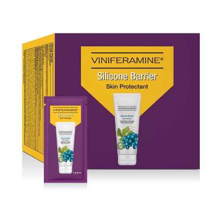 Viniferamine Silicone Barrier - Skin Protectant 4 Gram Individual Packet Scented Cream - 56068