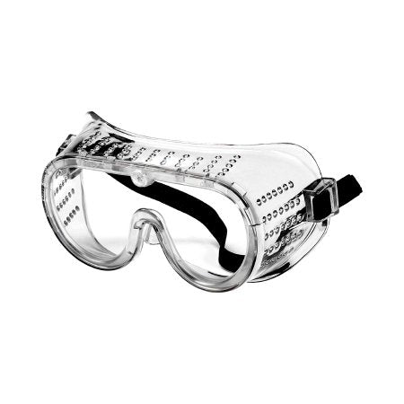 Bouton - Safety Goggles Side Vents Clear Tint Polycarbonate Lens Clear Frame Elastic Strap One Size Fits Most - 629243001
