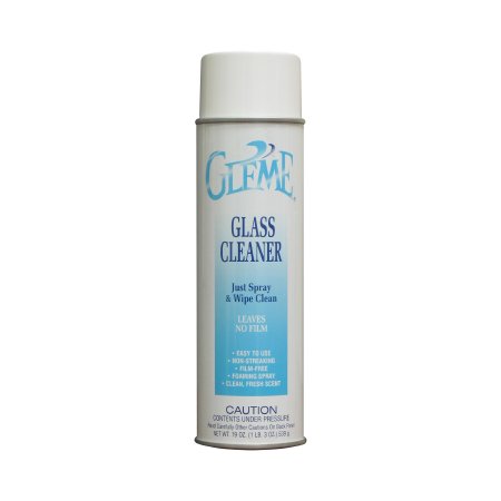 Gleme - Glass / Surface Cleaner Aerosol Spray Liquid 19 oz. Can Fresh Scent NonSterile - 25950050