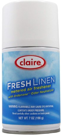 R3 Reliable Redistribution Resource Claire Air Freshener Refill Dry Mist 7 oz. Can Fresh Linen Scent - C-110