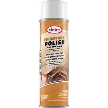 R3 Reliable Redistribution Resource Claire Furniture Polish Liquid 19 oz. Can Lemon Scent - 811