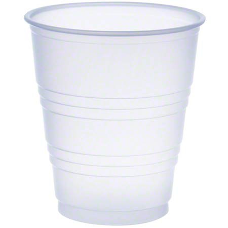 R3 Reliable Redistribution Resource Prime Source Graduated Drinking Cup 5 oz. Translucent Plastic Disposable - 12500883
