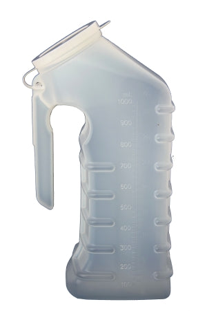 GMAX Industries Uri-MAX Male Urinal 32 oz. / 946 mL With Cover Single Patient Use - GP300
