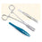 Medical Action Industries Forcep Dressing 5" Serrated Straight Plastic Disposable 20/Bx - 56236