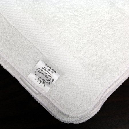 Royal Blue Intl Royal Silver Basics Washcloth 12 X 12 Inch White Reusable - 100653