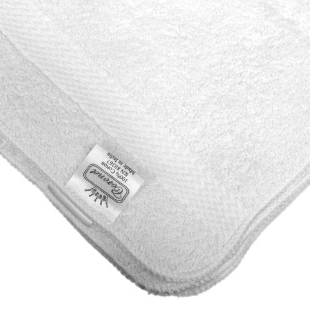 Royal Silver Basics - Washcloth 12 X 12 Inch White Reusable - 100653