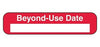 Health Care Logistics Health Care Logistics Pre-Printed Label Communication Fill In Beyond-Use Date Red / White 3/8 X 1-5/58 Inch - 2472