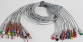 Ge Healthcare Ecg Leadwire Base 10 Banana Aha - 2104724-001