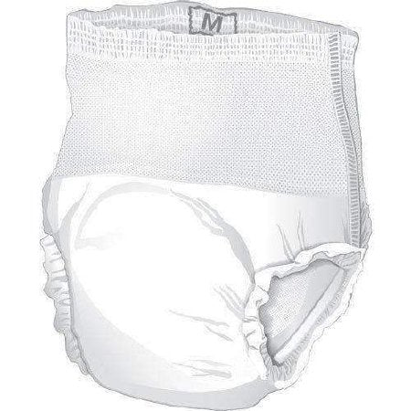 Mckesson Brand Unisex Adult Incontinence Brief Primaguard Elite Pull On With Tear Away Seams Medium Disposable - 33844