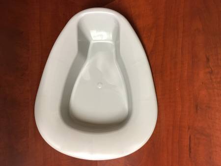 GMAX Industries Stackable Bedpan Gray 2 Quart / 1893 mL - GP21008