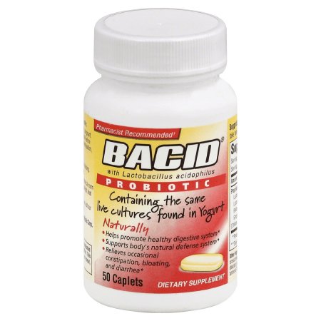 Bacid - Probiotic Dietary Supplement 50 per Bottle Caplet - 36373600008