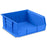ULINE - Stackable Storage Bin Uline Blue Plastic 5 X 11 X 11 Inch - S-12417BLU