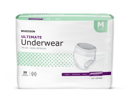 McKesson McKesson Adult Absorbent Underwear Pull On Medium Disposable Heavy Absorbency - UW33851