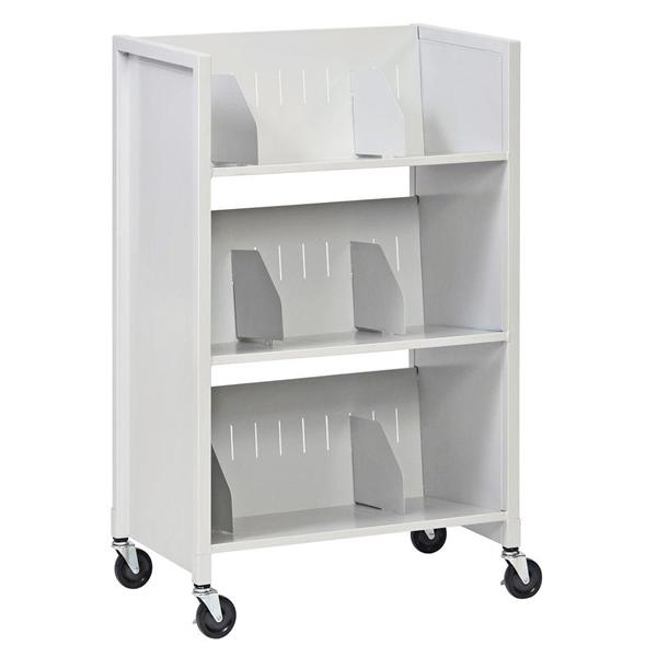 Buddy Products Cart Medical File Low Profile 26X16X38-3/4" 4 Casters Ea - 5428