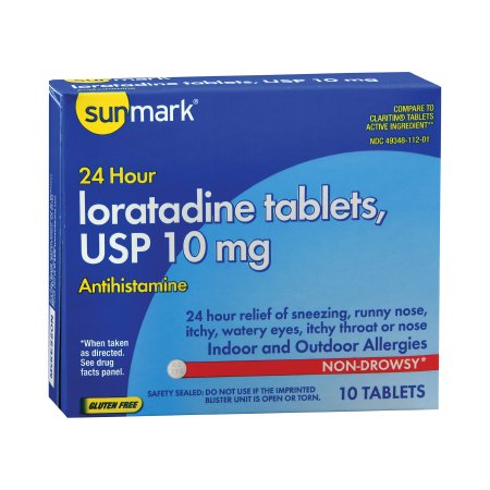 sunmark - Allergy Relief 10 mg Strength Tablet 10 per Box - 49348081801