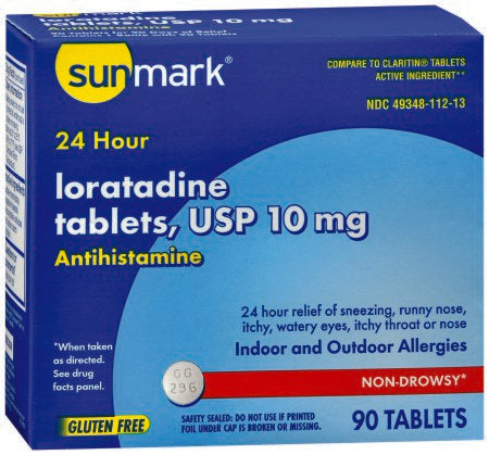 McKesson LORATADINE, TAB 10MG SM (90/BX) - 49348081813
