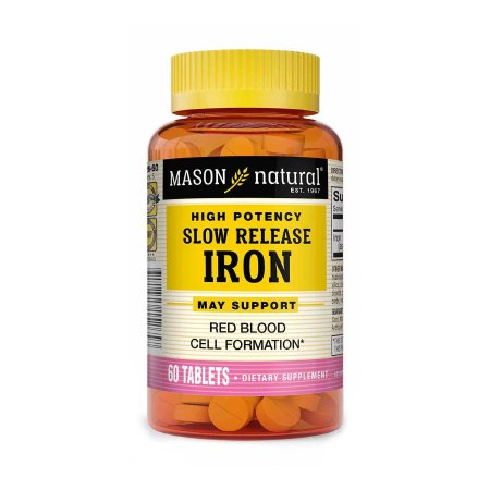 Mason Vitamins - Mineral Supplement Iron 50 mg Strength Tablet 60 per Bottle - 31184515265