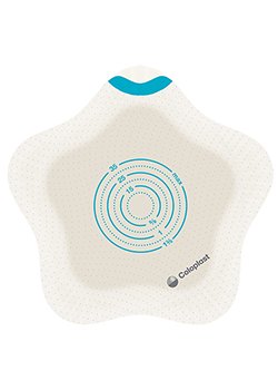 SenSura Mio Kids - Ostomy Barrier Trim to Fit, Standard Wear Adhesive Coupling Without Flange Green Code System 0 to 1-3/8 Inch Opening - 18747
