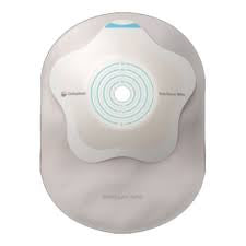 SenSura Mio Concave - Ostomy Pouch One-Piece System 8-1/2 Inch Length, Maxi 1-9/16 Inch Stoma Closed End Concave, Pre-Cut - 18181