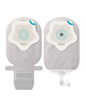 SenSura Mio Kids - Ostomy Pouch One-Piece System Mini Length 0 to 35 mm Stoma Drainable Star Shaped, Trim to Fit - 18710