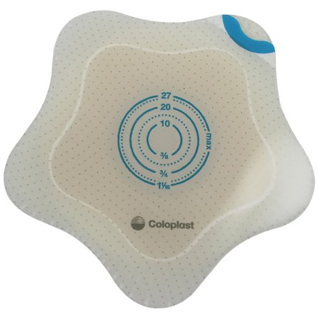 SenSura Mio Kids - Ostomy Barrier Trim to Fit, Standard Wear Adhesive Coupling Without Flange Purple Code System 0 to 1-1/16 Inch Opening - 18735