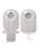 SenSura Mio Kids Flex - Ostomy Pouch Two-Piece System 6-3/4 Inch Length, Midi 27 mm Stoma Drainable Star Shaped, Pre-Cut - 18722