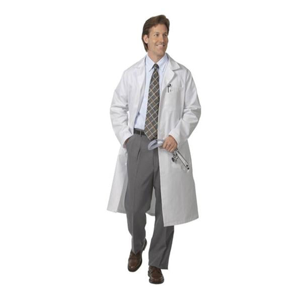 Fashion Seal Lab Coat X-Long 65% Polyester / 35% Cotton Mens White Size 50 45 In Ea - 6480-50