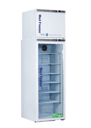 ABS - Refrigerator / Freezer Laboratory Use 12 cu.ft. 2 Swing Doors; 1 Glass, 1 Solid Automatic / Cycle Defrost - ABT-HC-RFC12GA