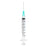 Sol-Millennium Medical SYRINGE, LUER LOCK W/EXCHANGEABLE NEEDLE GRN 21GX1" (100/BX) - 1832110
