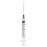 Sol-Millennium Medical SYRINGE, LUER LOCK W/EXCHANGE NEEDLE BLK 22GX1 1/2" (100/BX - 1832215