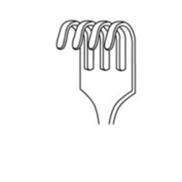 Miltex-Integra Retractor Volkman Meister-Hand 8" Blunt 4 Prong Stainless Steel Ea - MH11-542
