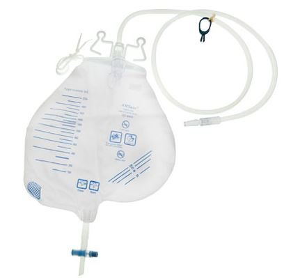 AMSure - Urinary Drain Bag Anti-Reflux Valve Sterile Fluid Path 2000 mL - Amsino International - AS302