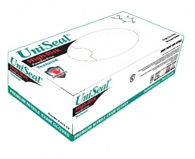 UniSeal Nitriflex - Exam Glove 2X-Large NonSterile Nitrile Standard Cuff Length Textured Blue Not Chemo Approved - American Healthcare Products - 094-0
