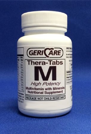 Geri-Care Thera-M Multivitamin Supplement Tablet 130 per Bottle - 621-13