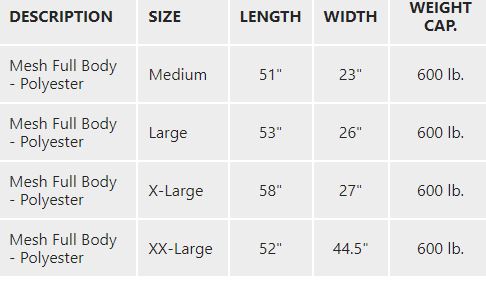 Proactive Medical Body Sling-Mesh