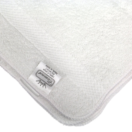 Royal Blue Intl Coronet Washcloth 12 X 12 Inch White Reusable - 106811