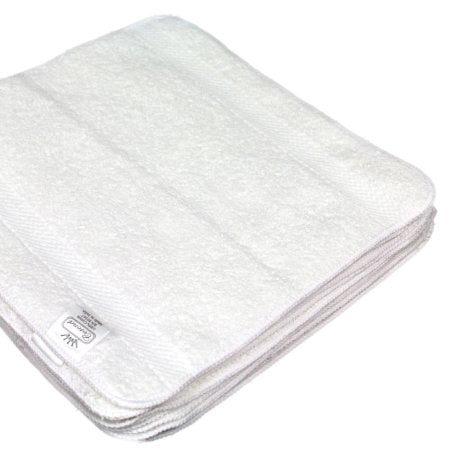 Olympic Elegance - Washcloth 12 X 12 Inch White Reusable - 106811