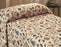 Westpoint Stevens Martex Rx Fitted Bedspread 71 W X 102 L Inch Cotton 30% / Polyester 70% Terra Cotta Print - 1C76007